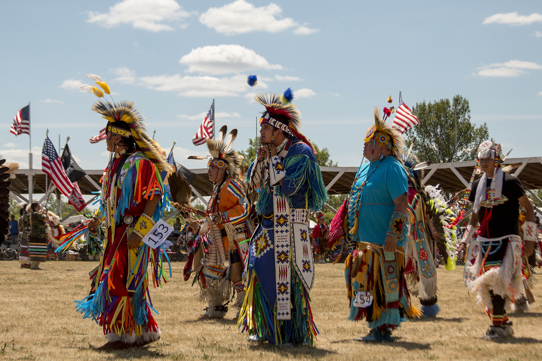The Sisseton Wahpeton Oyate tribe conducted its 149th annual Wacipi, also known as a powwow, during the Fourth of July weekend in South Dakota. It is the second-oldest Wacipi in the nation. It was once illegal for tribes to practice their religious ceremonies, so they passed off their cultural celebration as a Fourth of July festivity. (Mike Lakusiak/News21)