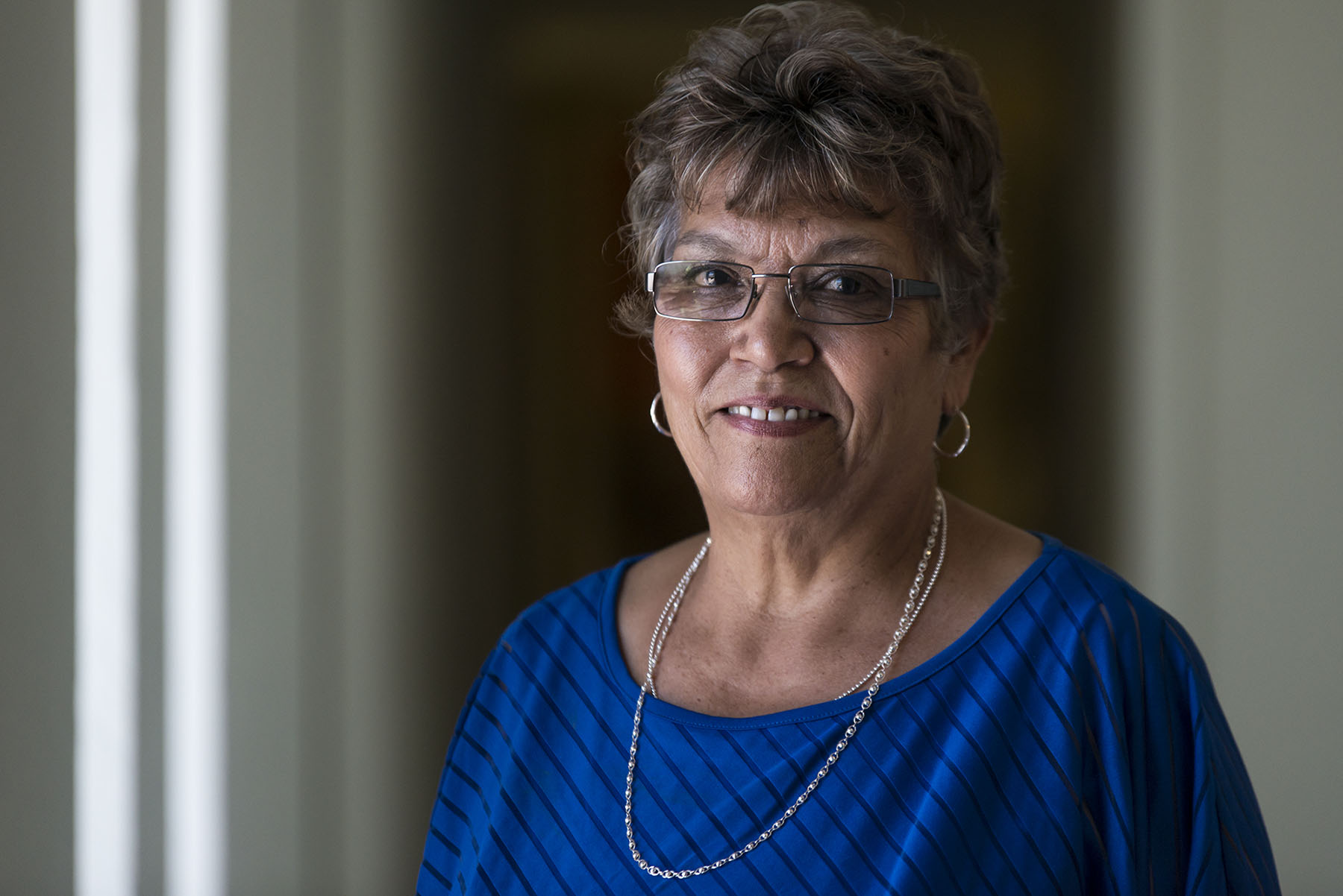 Gloria Torres serves as a city councilwoman and school board member in the border town of San Luis, Arizona. (Photo by Roman Knertser, audio by Pam Ortega/News21)