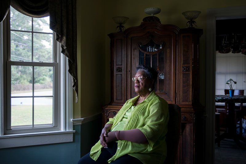 Edith Ingram, 74, is just called “The Judge” by many people in Sparta, Georgia, after being elected in 1968 as the first black probate judge in the United States. On her first day of work, white men stood at the base of the courthouse and threatened to shoot her in the back if she walked up the steps. She did anyway, and remained in office for over three decades. (Photo by Roman Knertser/News21)