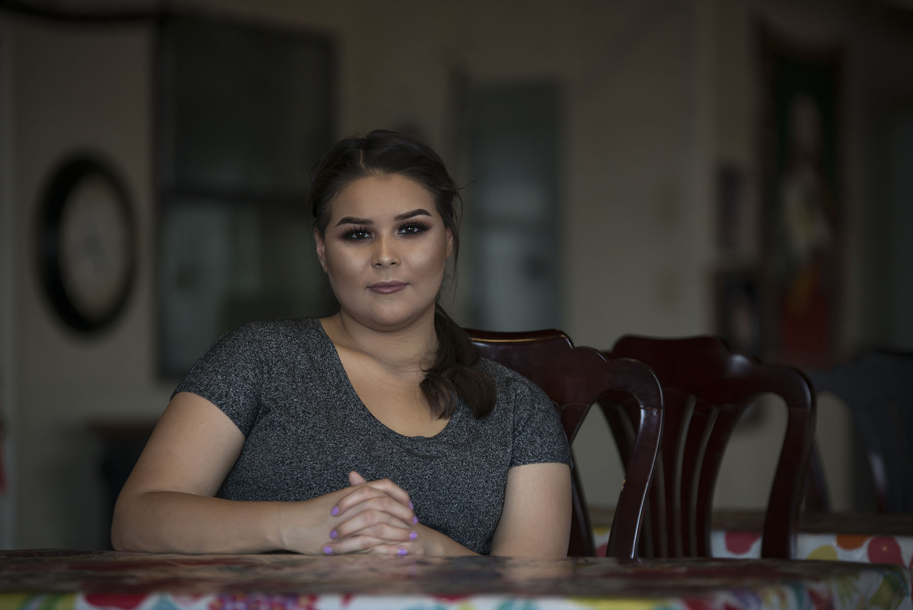 Janelle Rodriguez turns 18 after the presidential election this year. Although she will not be able to vote, she believes voting is important and hopes to encourage her friends to vote. (Photo by Roman Knertser, audio by Pam Ortega/News21)