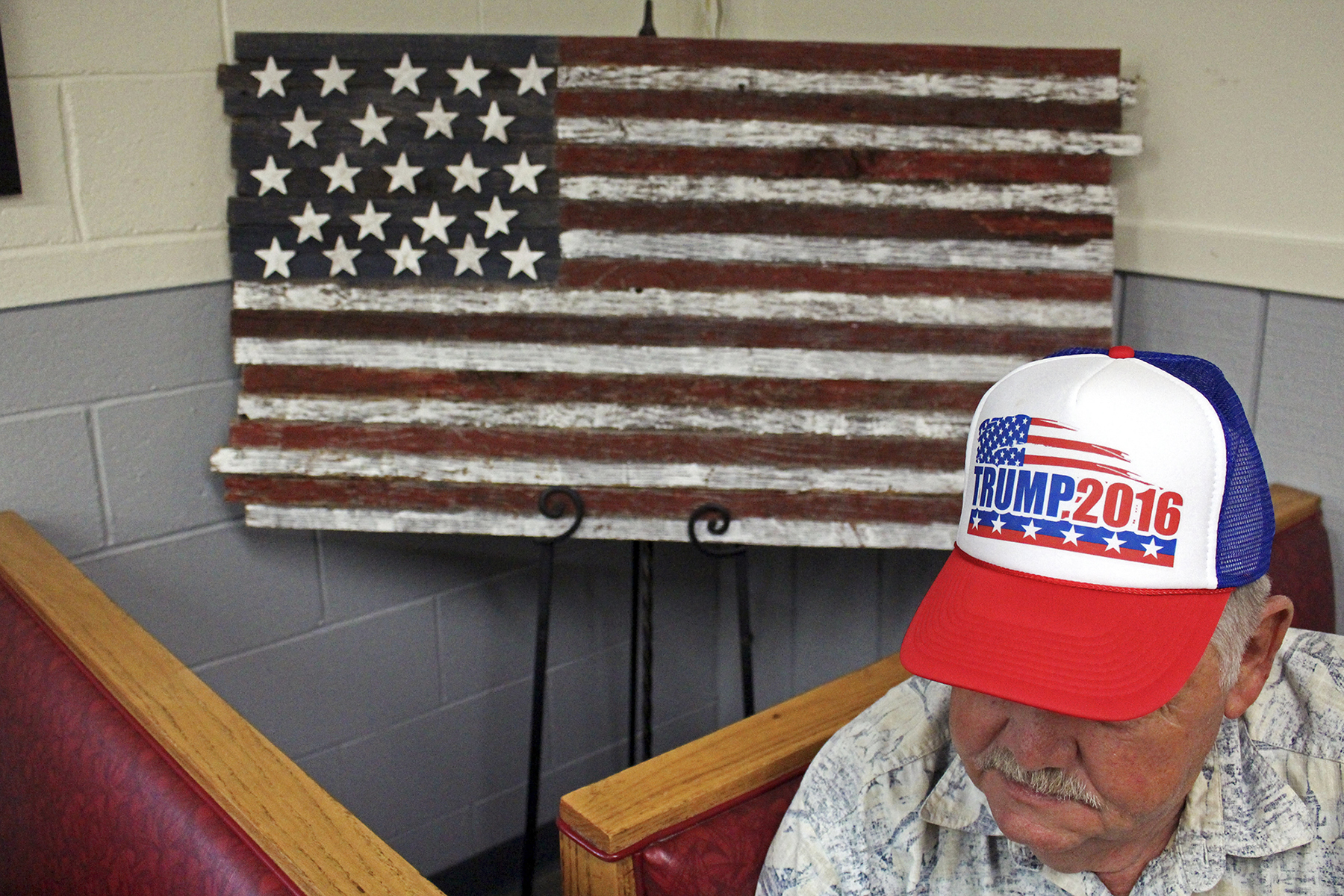 Roy Rogergray, 71, has lived in Celina, Tennessee, all his life and is voting for Donald Trump in November. He said he doesn’t care for Trump’s personality, but he agrees with most of his policies. (Emily Mills/News21)